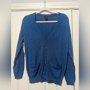 Ann Taylor Teal/Blue Cardigan